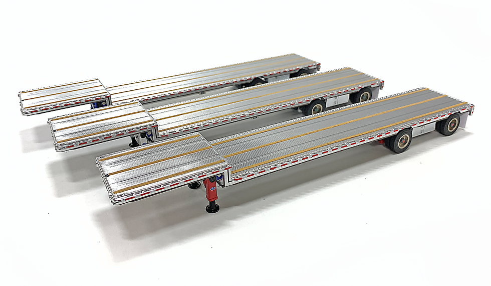 Thumbnail: Weiss Brothers Step Deck Trailer- Black