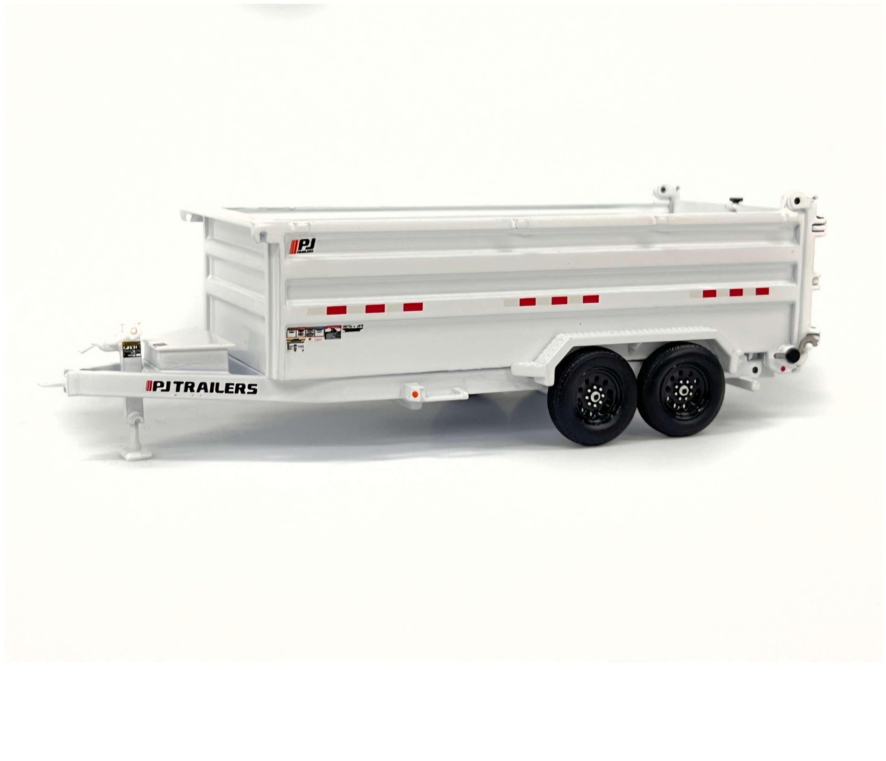 PJ Dump Trailer- White