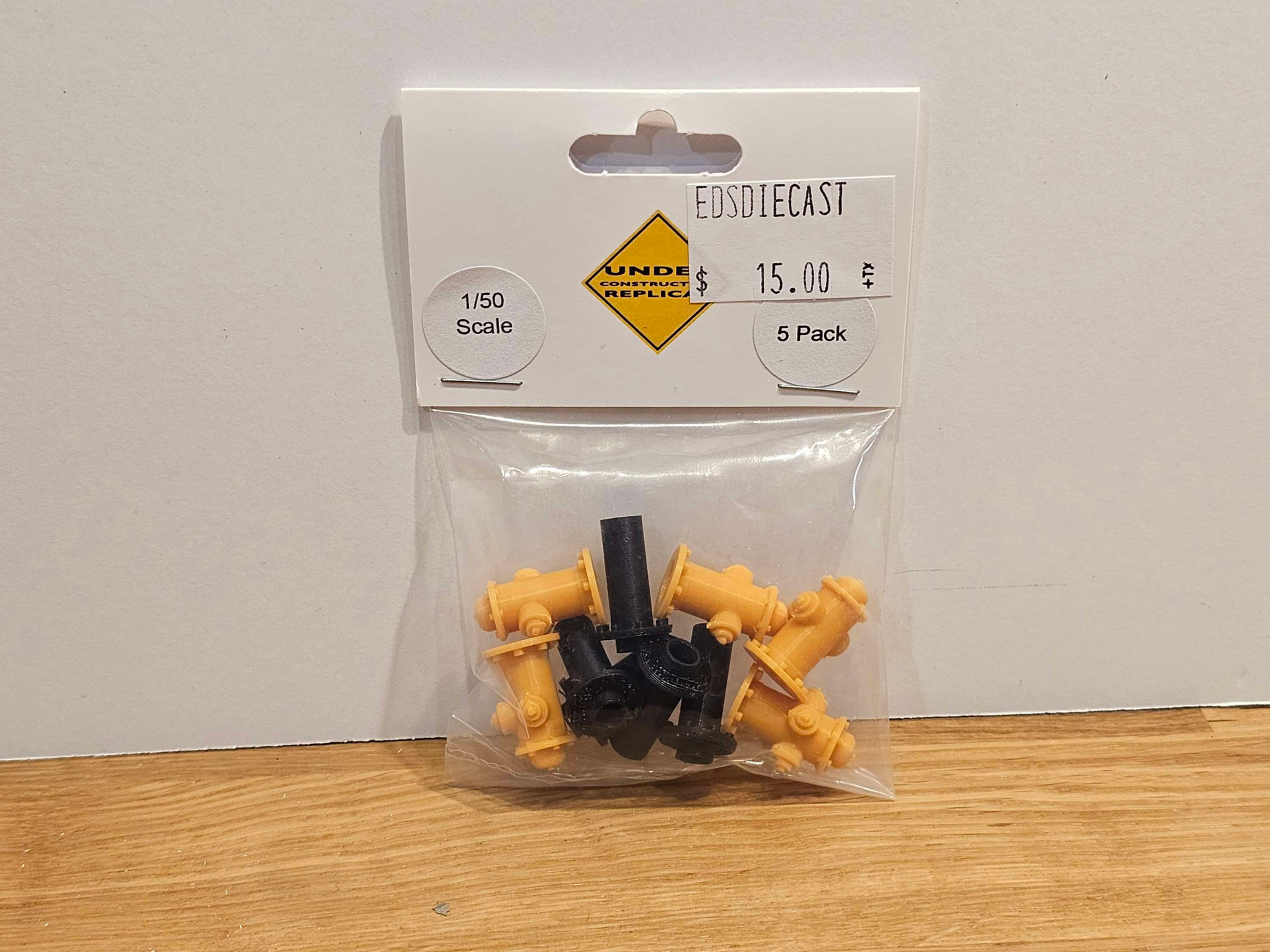 1/50 Scale Fire Hydrant diorama accessory *4 Pack*

