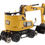 Thumbnail: CAT M323F Wheeled RailRoad Excavator (CAT Yellow)