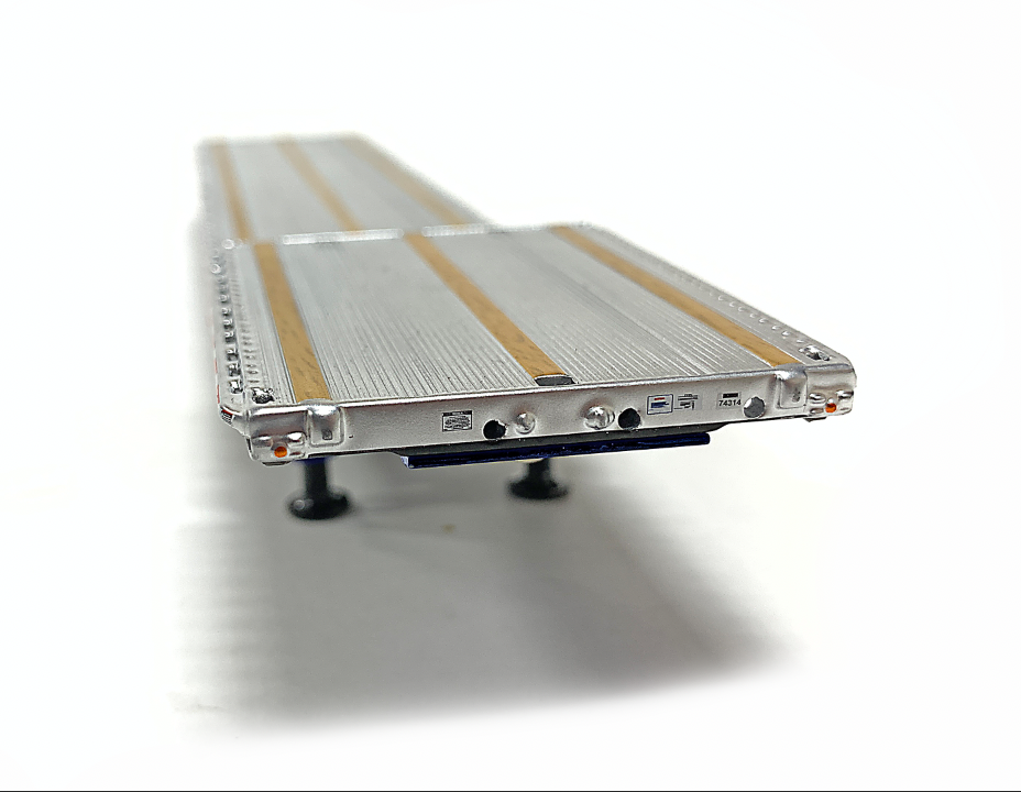 Thumbnail: Weiss Brothers Step Deck Trailer- Silver