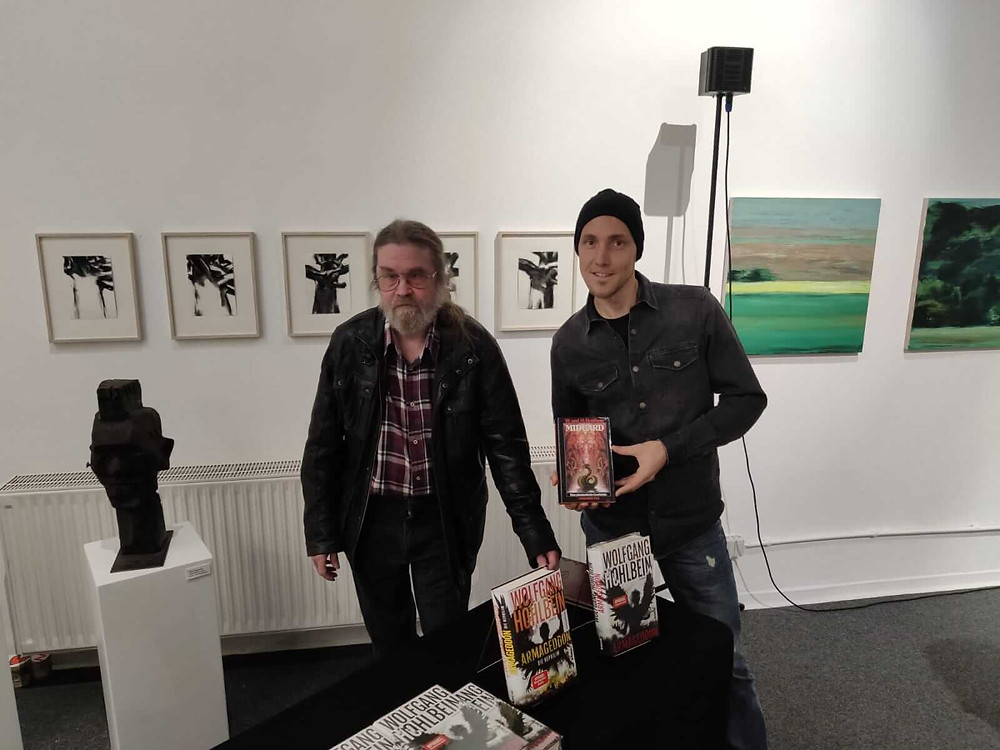 Fantasyautoren Wolfgang Hohlbein und Jonas M. Light