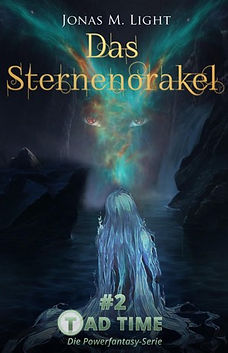 Fantasyroman Tad Time #2: Das Sternenorakel. Die Lichtfee Fay betritt den Orakelsee.