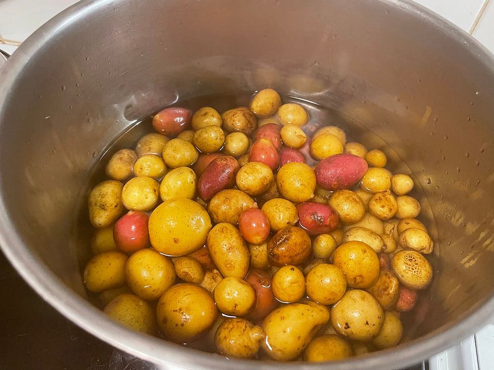 Småpotatis är också mat