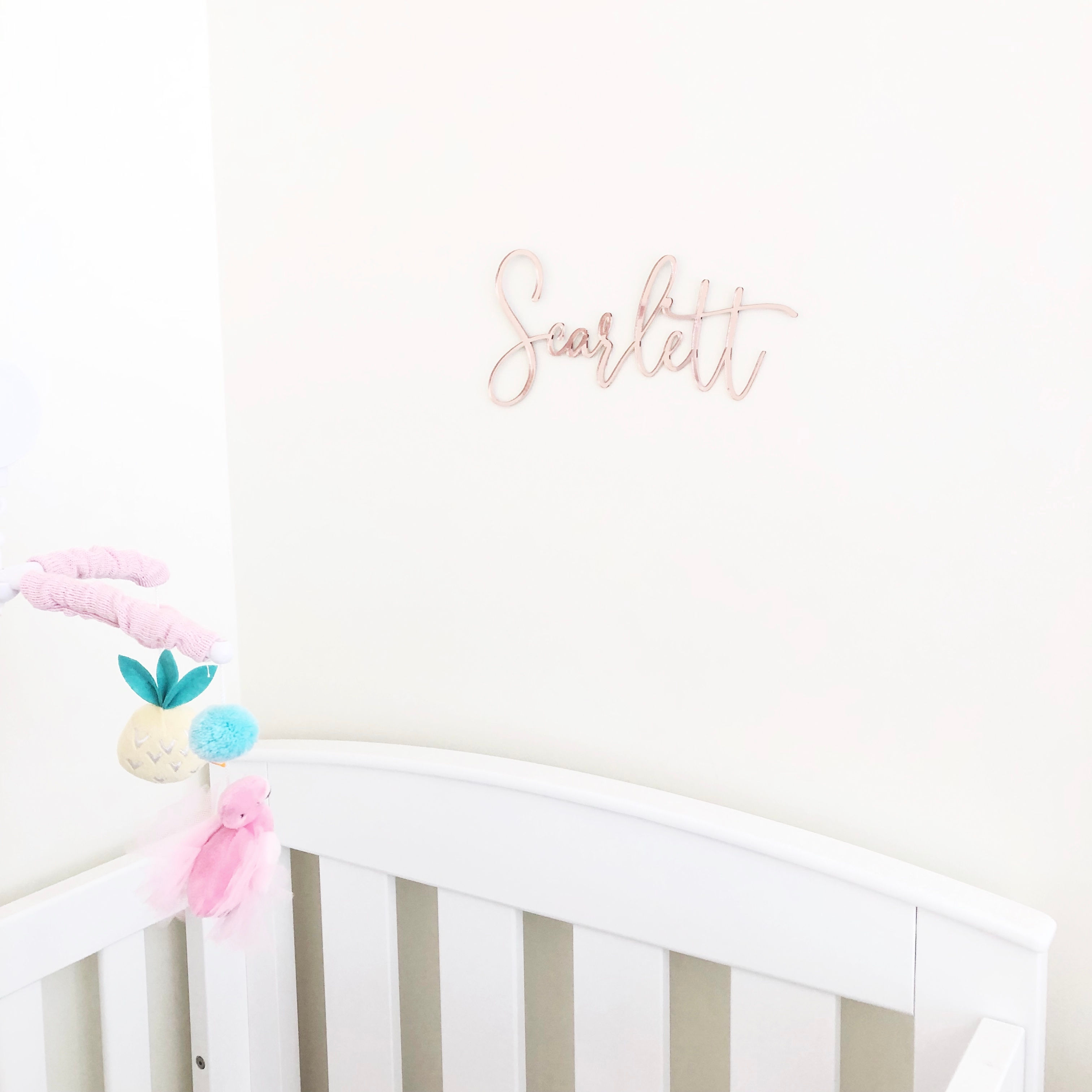 Laser Cut - Script Name Sign