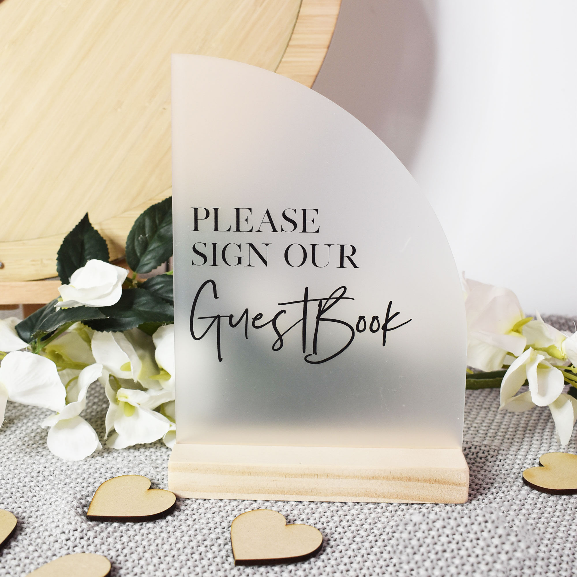 Please Sign our Guestbook - Sail Table Sign