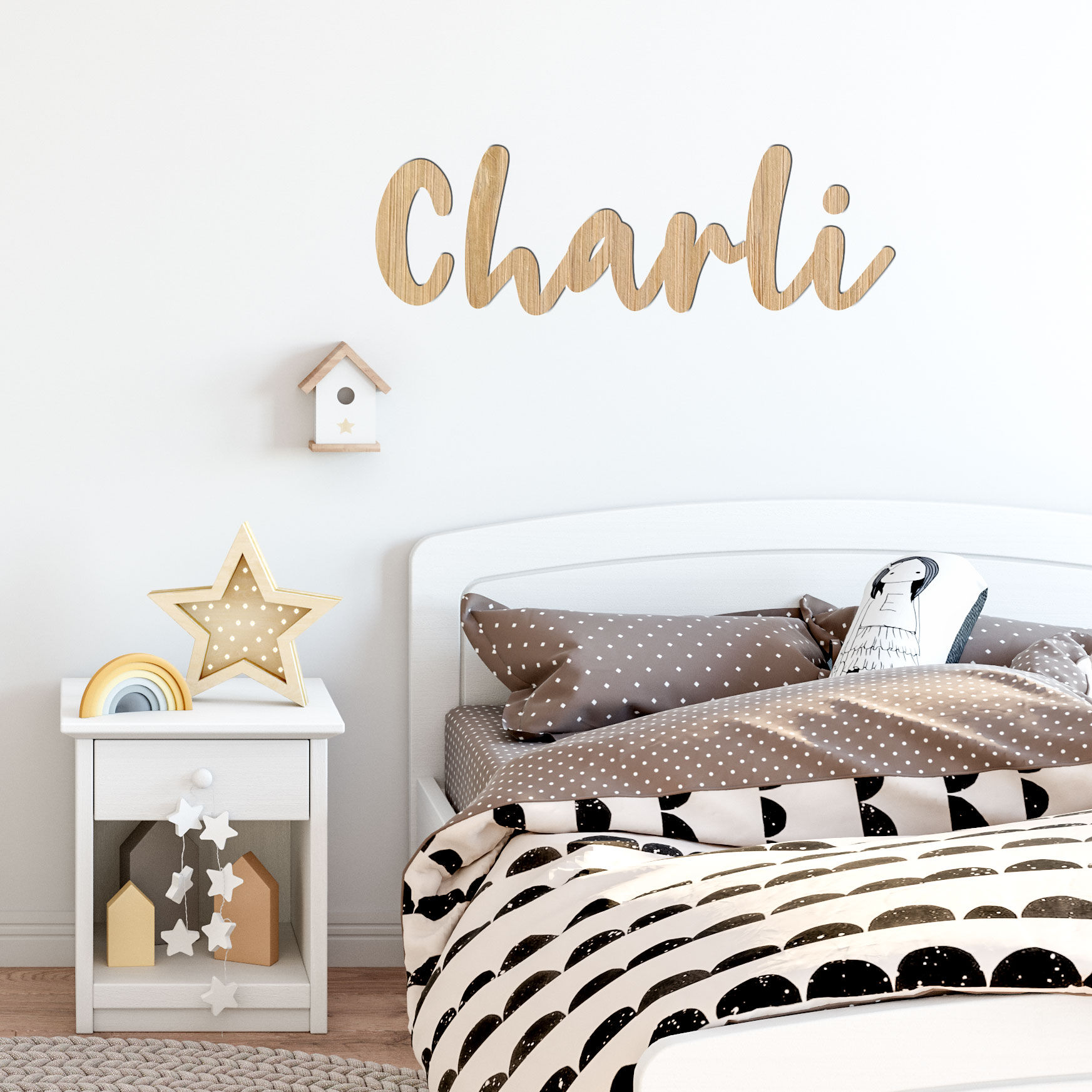 Wooden or Acrylic Name - Laser Cut