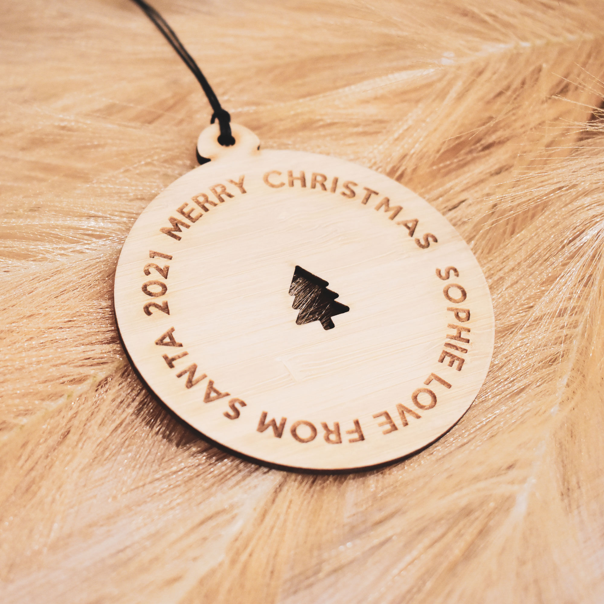 Personalised Tree Cutout - Christmas Ornament