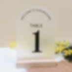 Table Number - Welcome Arch - SINGLE