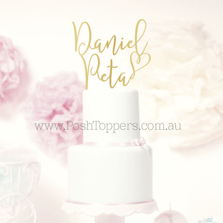 Scripted Name Heart Name