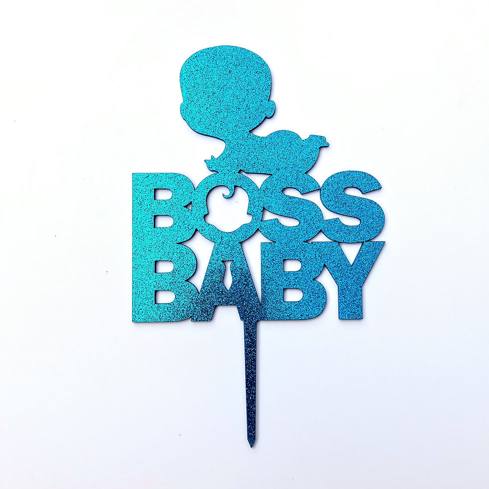 Boss Baby - Birthday Cake Topper