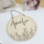 Botanical Nursery Name Plaque - Wildflowers