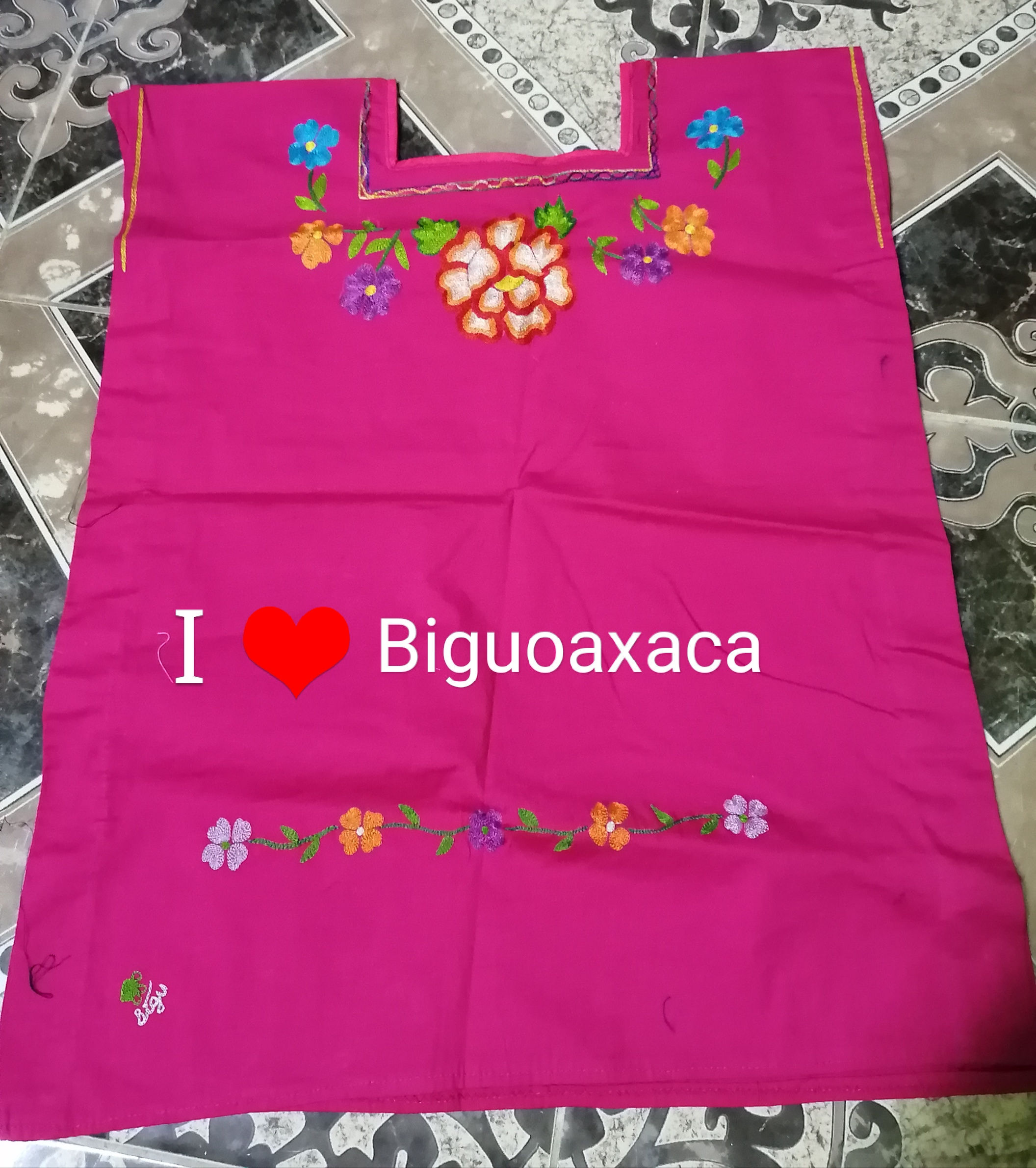 BLUSA DE CADENILLA ANTIGUA A MANO