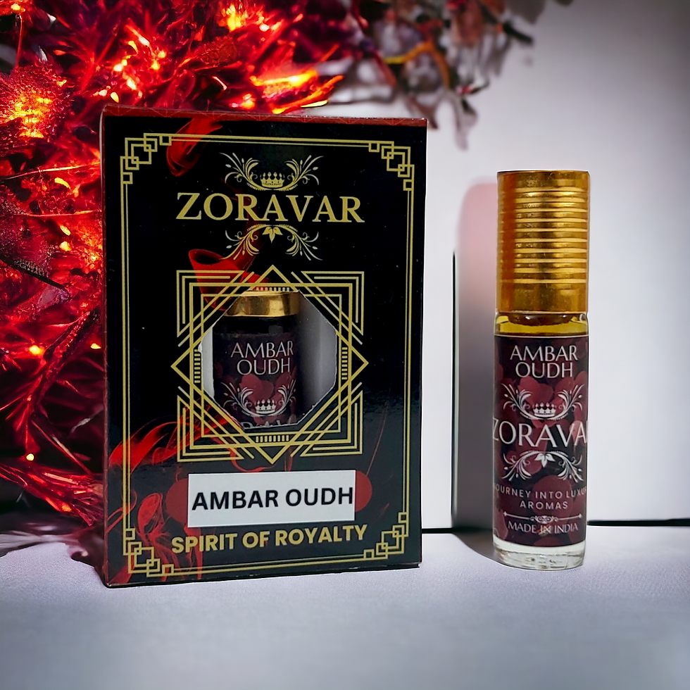 Thumbnail: Ambar Oudh Roll On Attar By Zoravar Fragrance