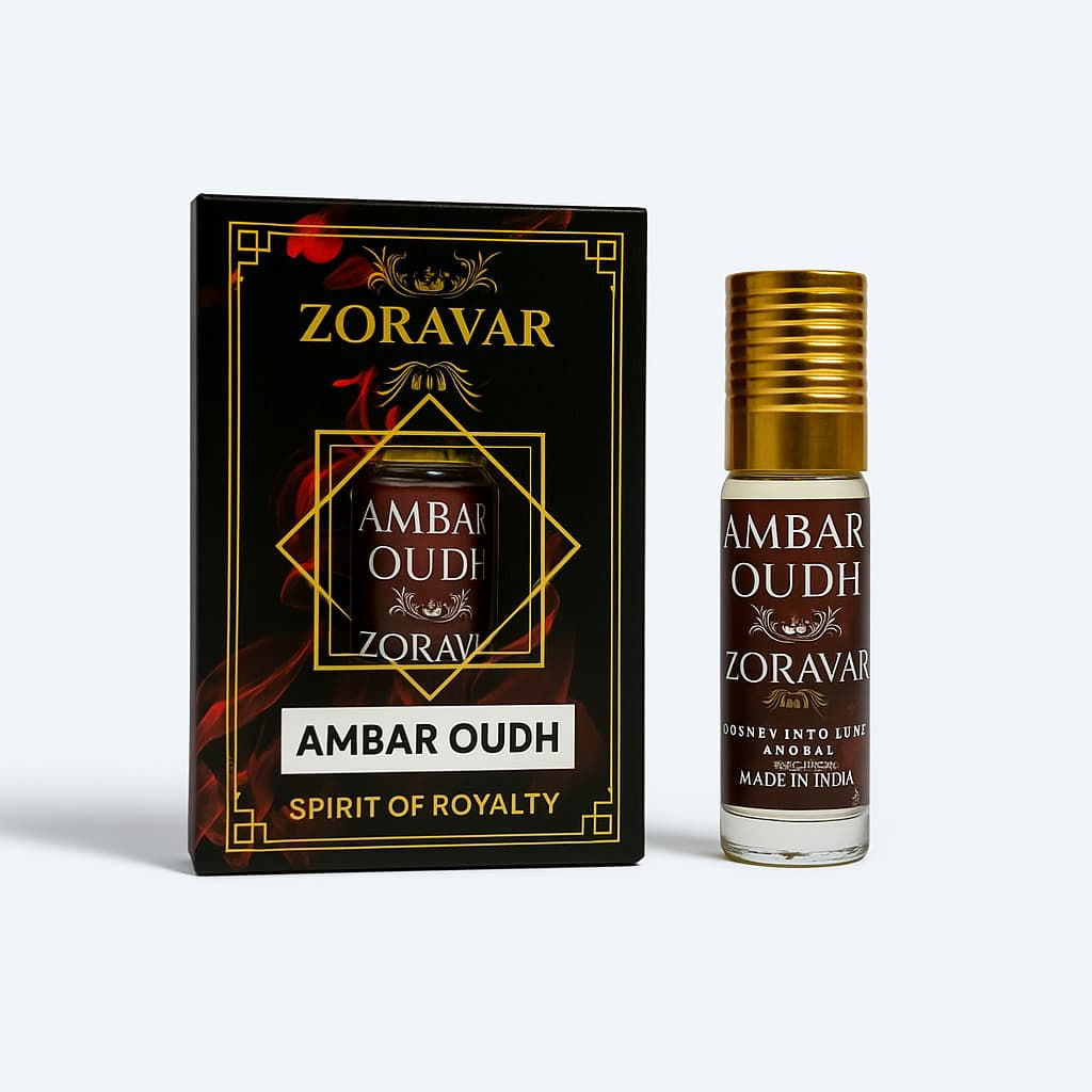 Ambar Oudh Roll On Attar By Zoravar Fragrance