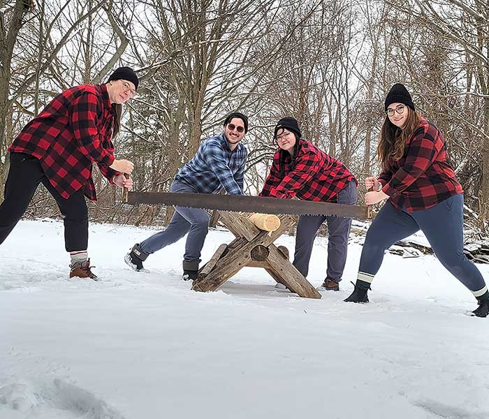 maple taffy tasting