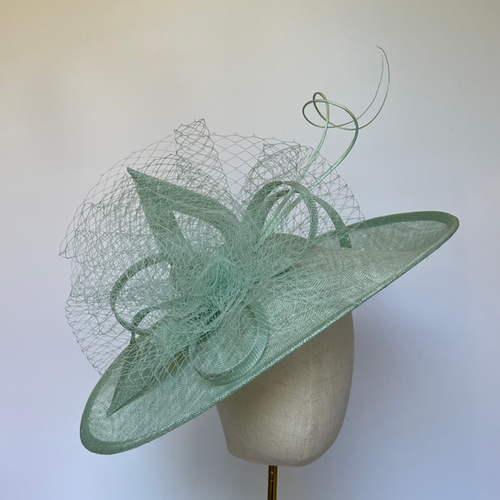 Mint Green Fascinator Hat Green Wedding Hat Max Ellie Mint Green