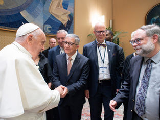 Regis President meets Pope Francis in Rome