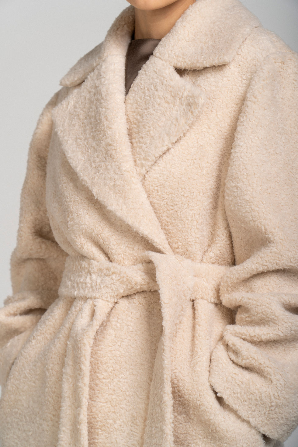 Thumbnail: Пальто из искусственного меха с утеплителем