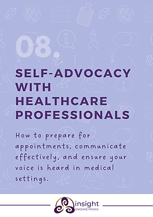 08. Self-Advocacy with Medical Professionals Information Guide.png