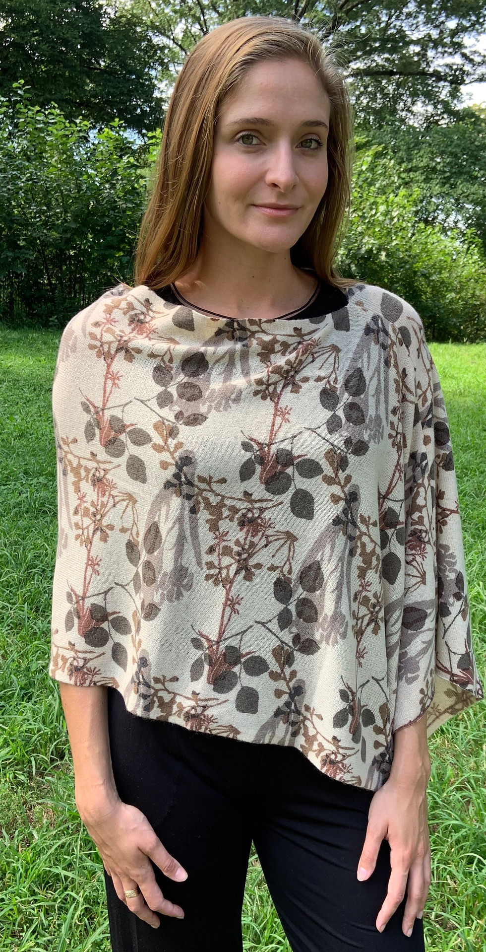 Thumbnail: Floral Cashmere Ponchos