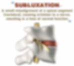 a graphic explaining subluxation