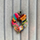 Thumbnail: Mixed Colours large dangle pendant on stainless steel fittings