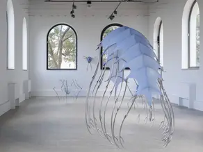 Blue Blooded by Hannah Levy at Museo Nivola