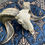 Thumbnail: Natural White Carved Goat Skull with amazing Balinese Carving