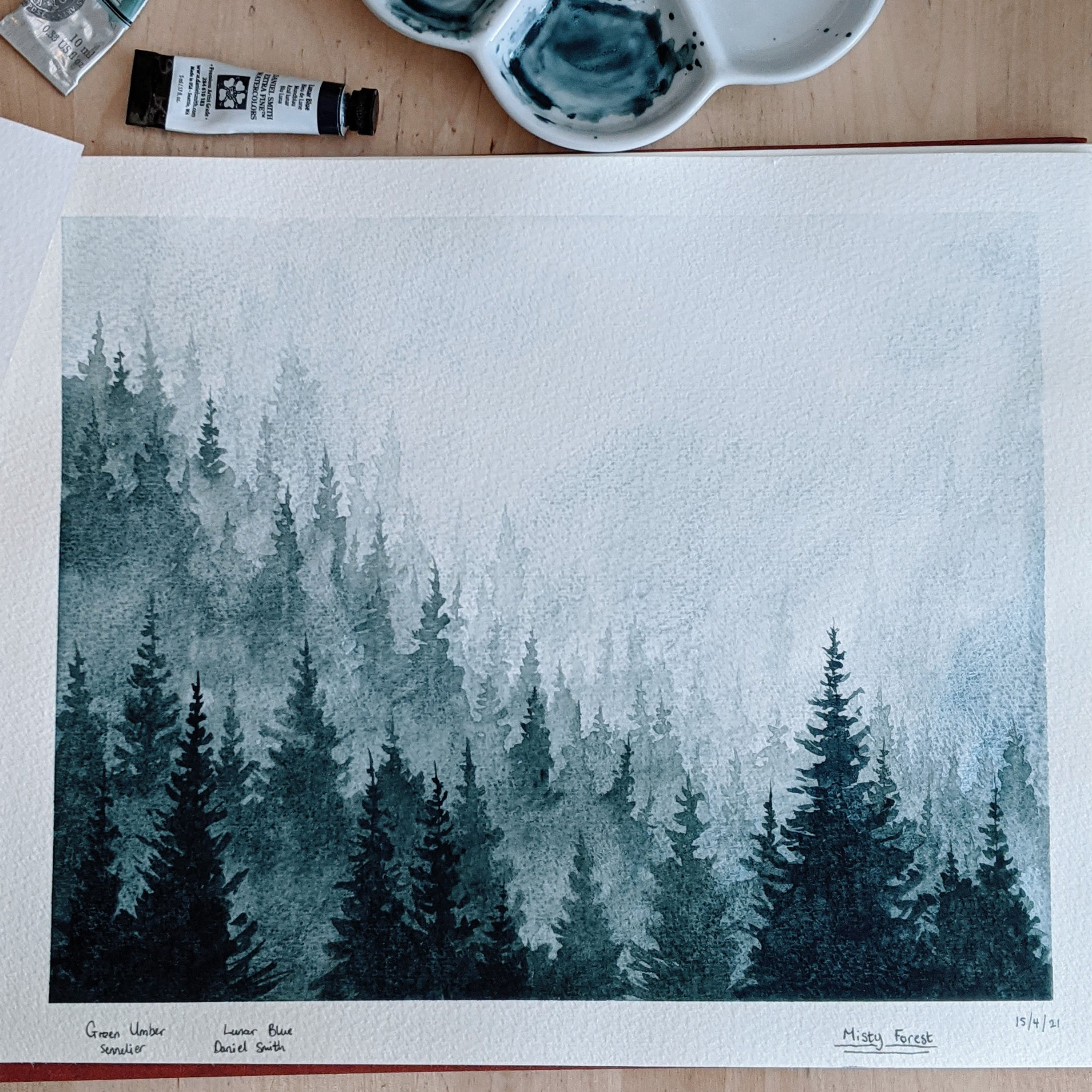 Misty Little Trees - Prints