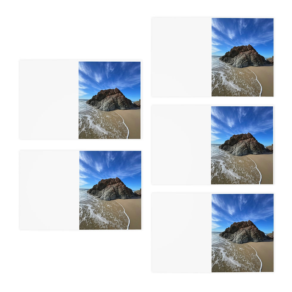 Thumbnail: Where the Tide Meets the Stone Note Card (5-Pack)