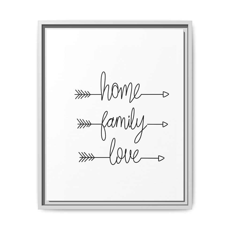 Thumbnail: Home Family Love Laundry Room Canvas Wall Art – Timeless Home Decor