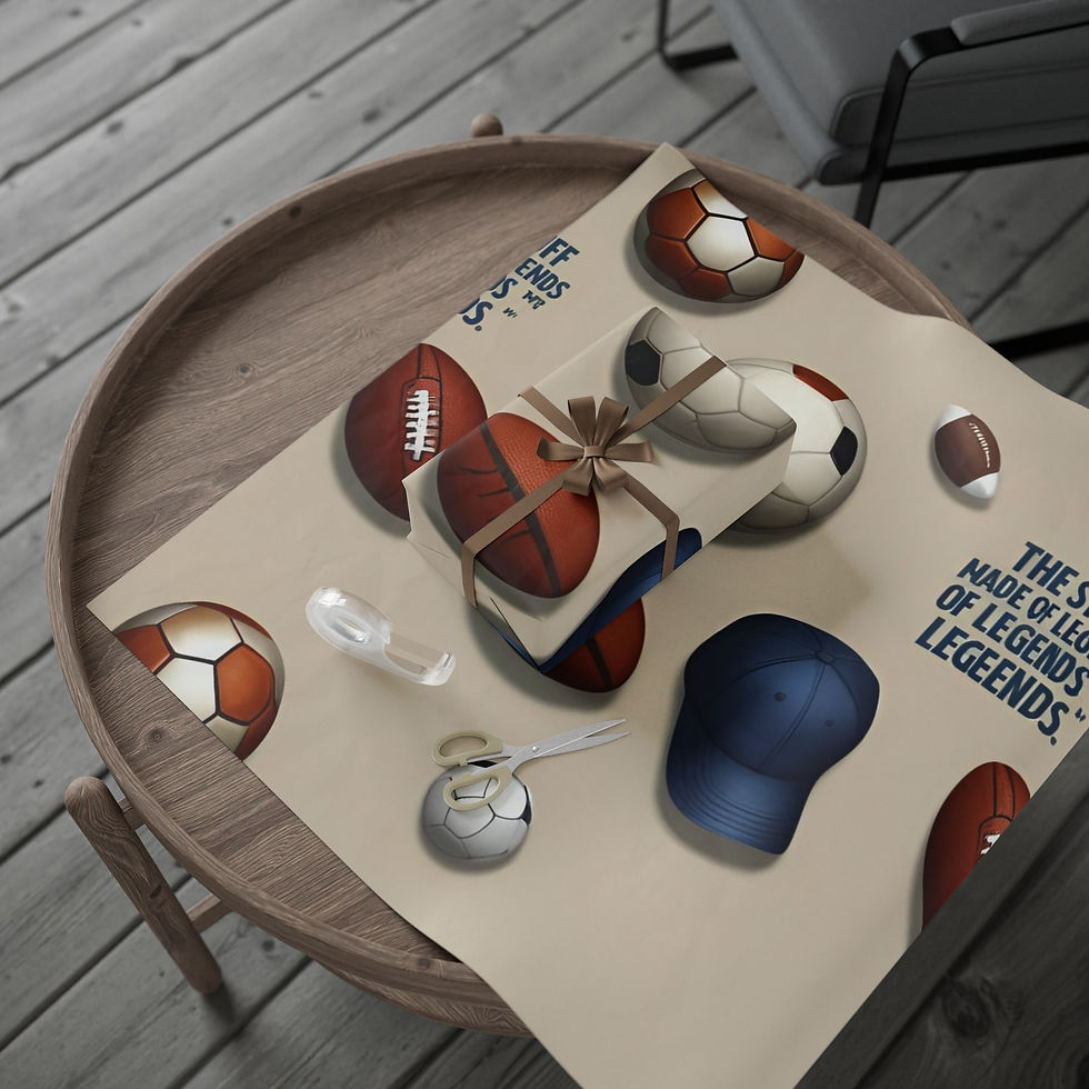 Thumbnail: Sports Legends Wrapping Paper – Classic All-Star Gift Wrap for Fans of the Game
