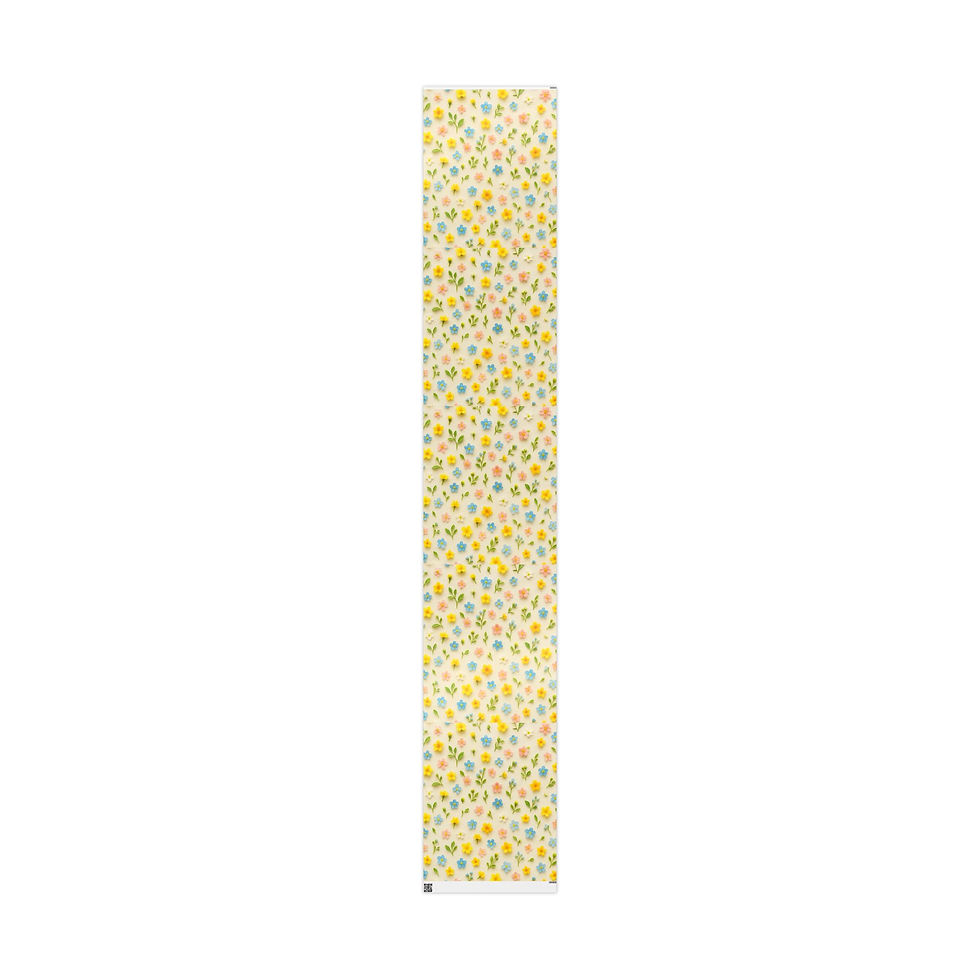 Thumbnail: Pastel Meadow Blossoms Wrapping Paper – Spring Awakening Collection