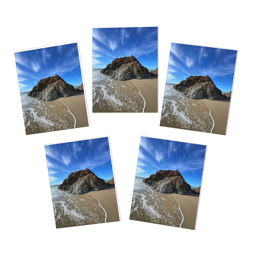 Thumbnail: Where the Tide Meets the Stone Note Card (5-Pack)