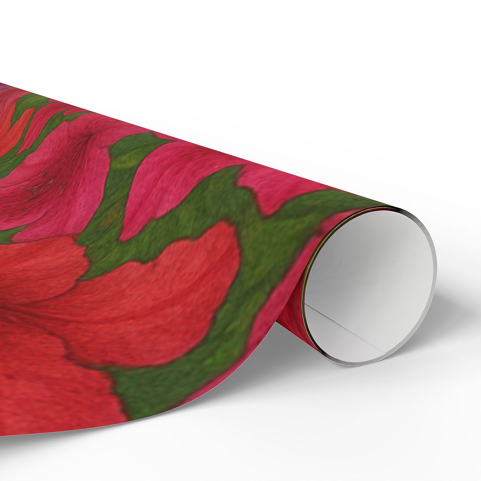 Thumbnail: Vibrant Garden Bloom Wrapping Paper – Timeless Collection