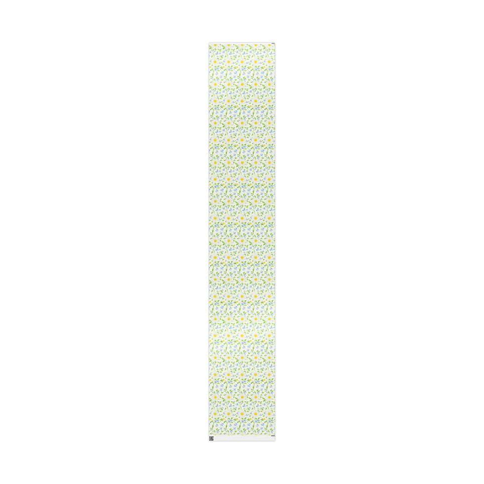 Thumbnail: Daisies & Periwinkle Vine Wrapping Paper-Sunshine & Celebrations Collection