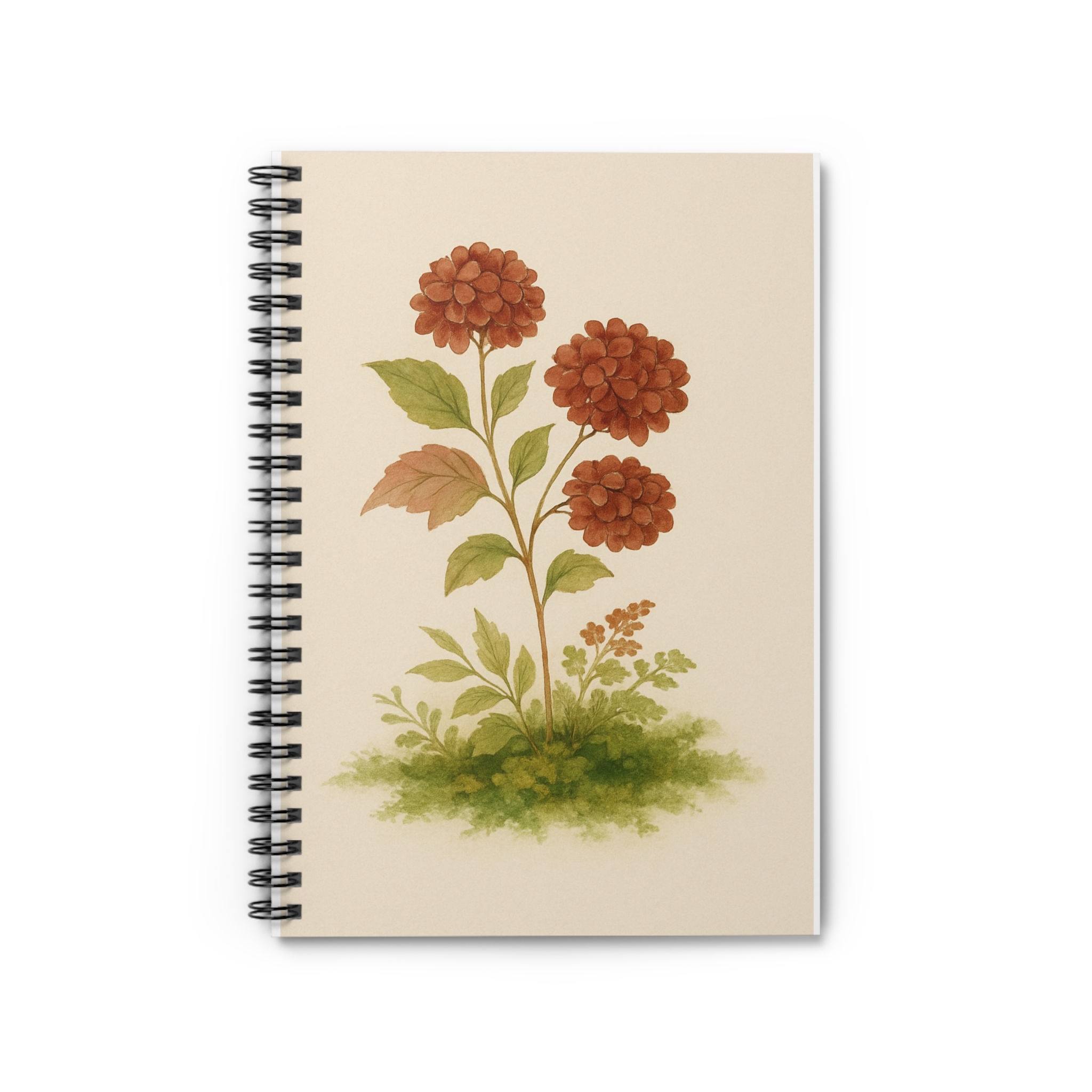 Vintage Botanical Bloom Spiral Notebook – Timeless Collections Notebook