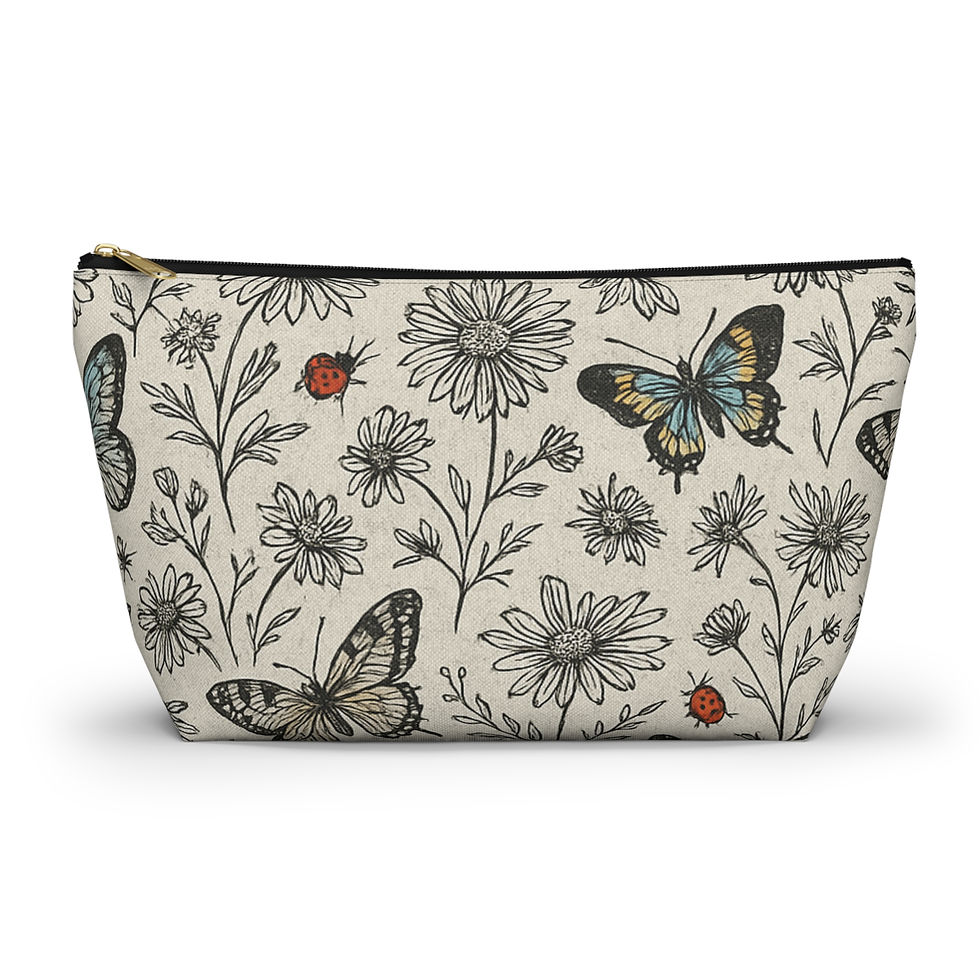 Thumbnail: Butterfly Garden Accessory Pouch - Specialty Item - Travel Accessories