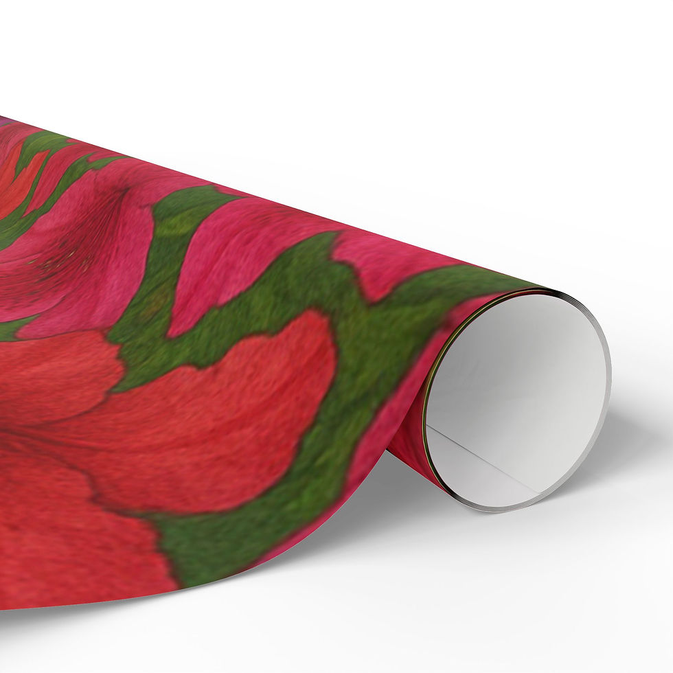 Thumbnail: Vibrant Garden Bloom Wrapping Paper – Timeless Collection