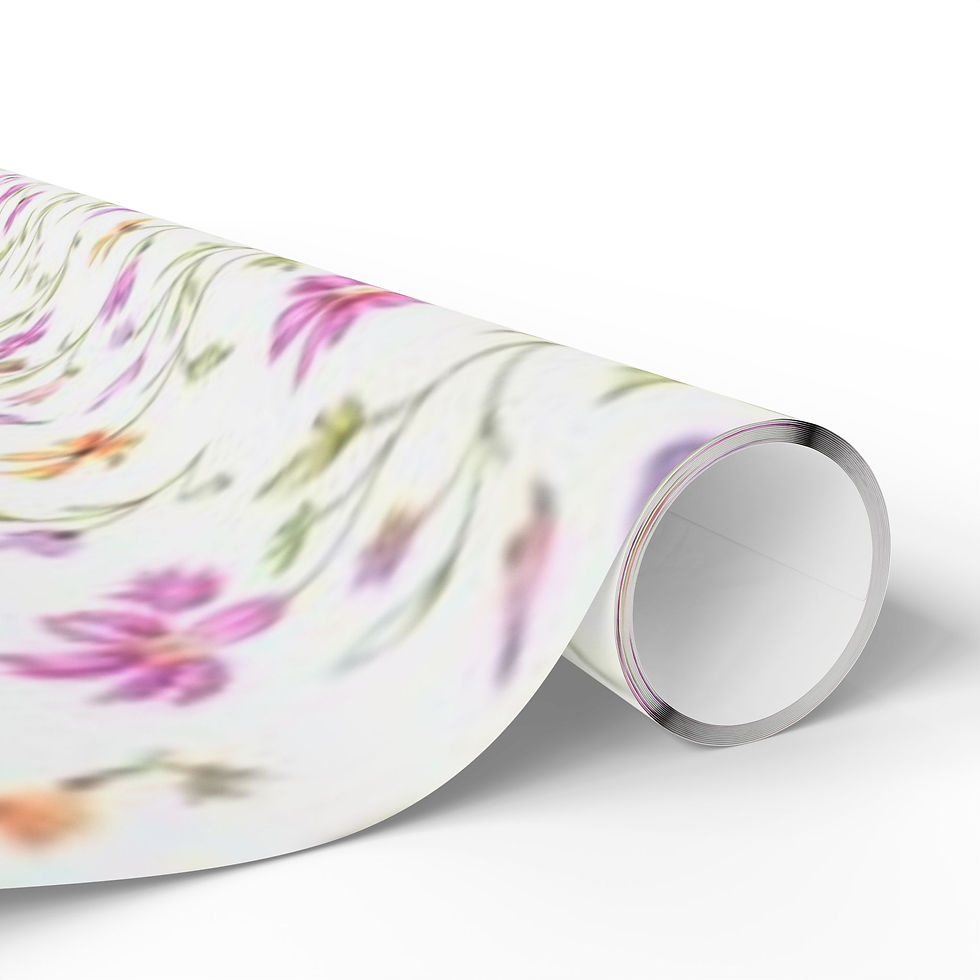 Thumbnail: Mother’s Day Floral Wrapping Paper–Soft Spring Garden-Holiday