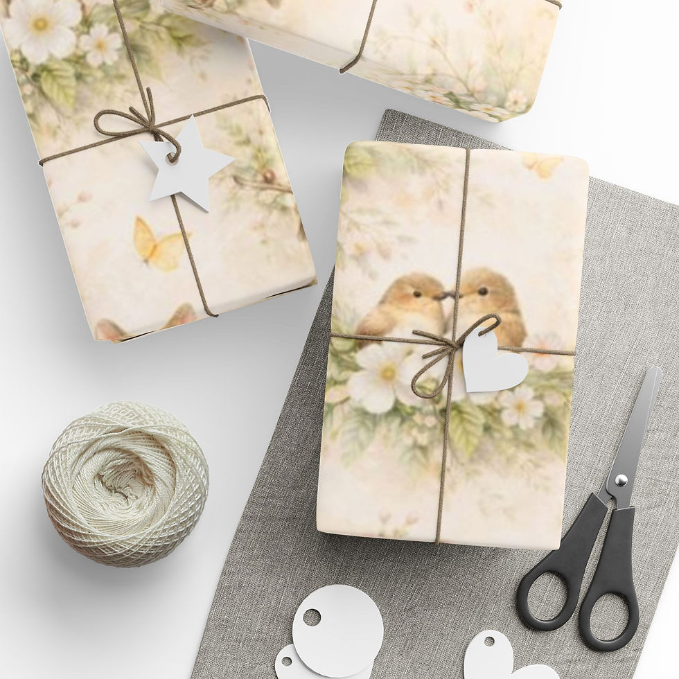 Thumbnail: Gentle Wildlife Spring Wrapping Paper – Timeless Collection