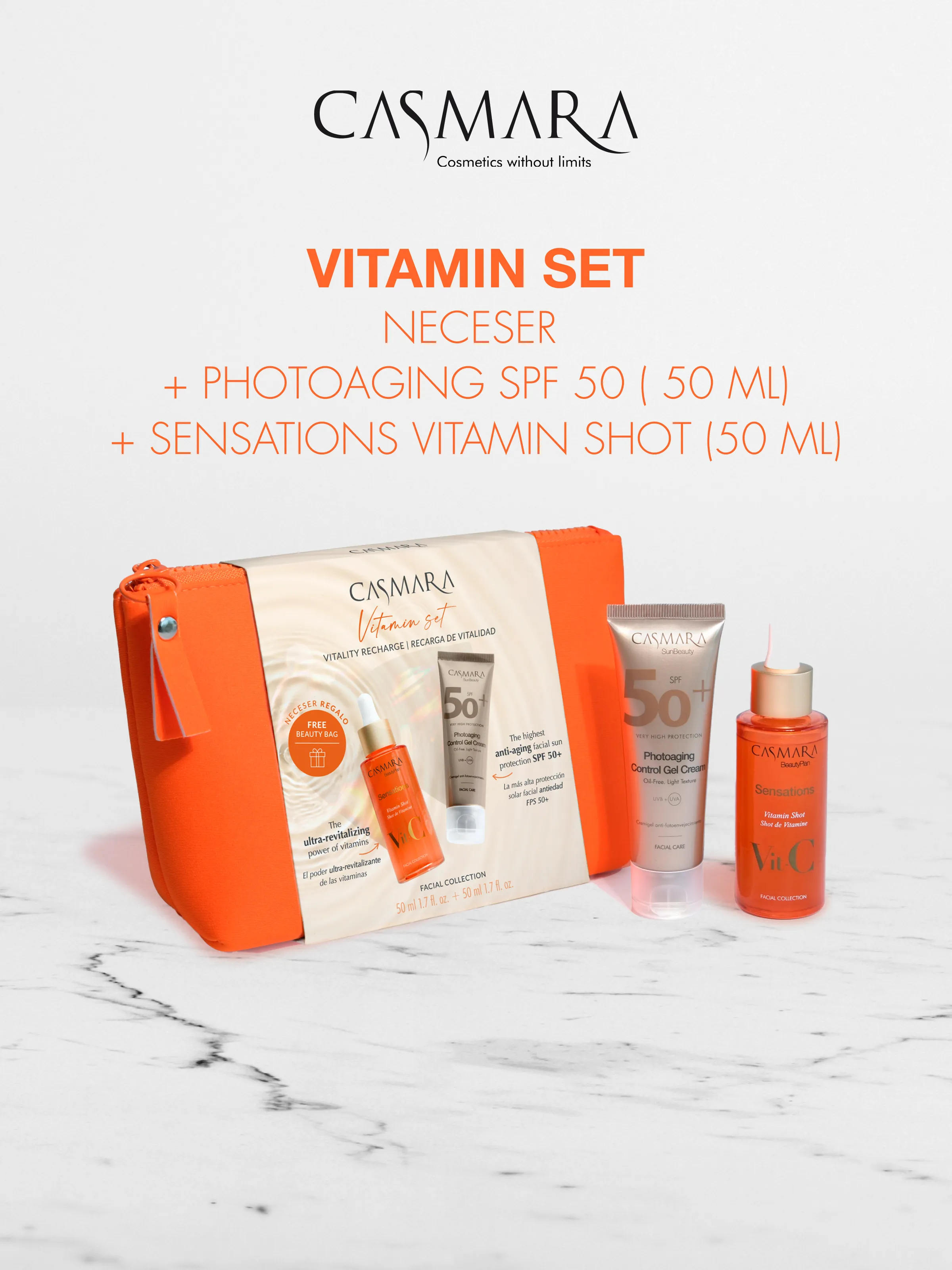 NECESER + Photoaging SPF 50 + Sensations Vitamin Shot