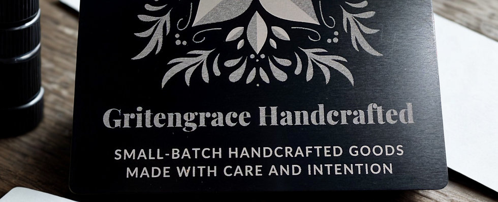 Laser Engraved Metal Business Cards