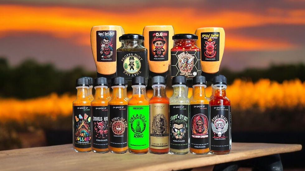 oh grow up premium hot sauce