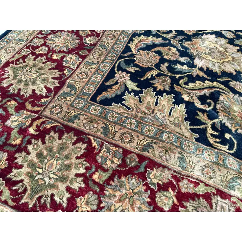 Thumbnail: Hand-Knotted Indo-Jaipur Rug 12 X 15 Feet