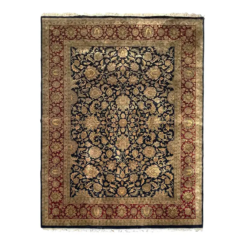 Hand-Knotted Indo-Jaipur Rug 12 X 15 Feet