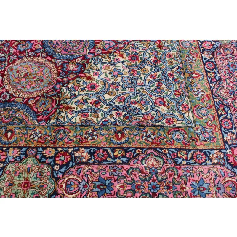Thumbnail: Hand Knotted Antique Kirman/Karman Rug. 12' X 24'