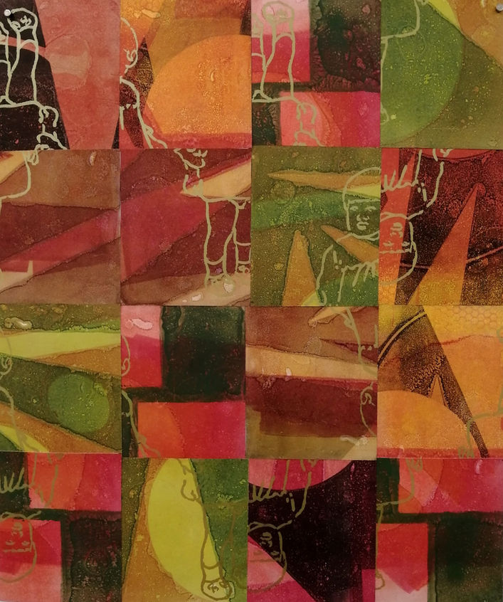Screenprint and monoprin