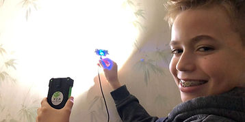 Kid develops high lumens LED for disaster relief